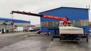 Бортовой Shacman X-3000 6x4 с КМУ SunHunk S-3505