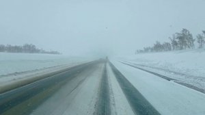 Трасса М5 + Саратов - Волгоград заметает Март 05.03.2022 VOLVO FH