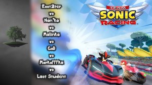 Турнир №5 ♦ Team Sonic Racing