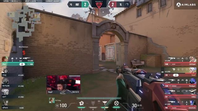 【VCT2023 EMEAリーグ】エコラウンドでもSayfのジェットのクナイで解決してしまう│Highlights【VALORANT】 смотреть онлайн