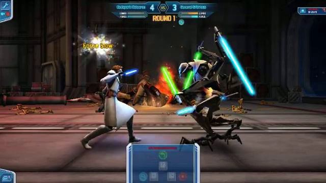 Star Wars The Clone Wars Adventures Obi-wan Kenobi vs General Grievous смотреть онлайн