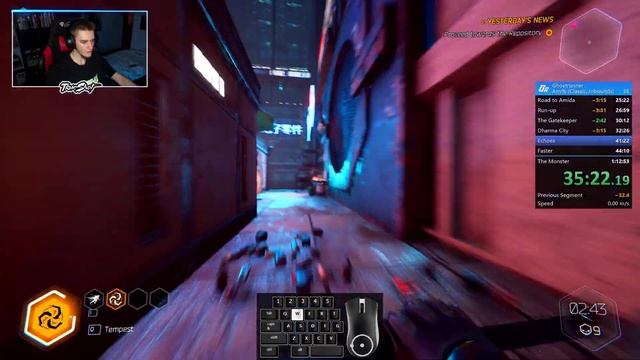 Ghostrunner - Speedrun any% (Classic, Inbouds) [1:09:58.170] смотреть онлайн