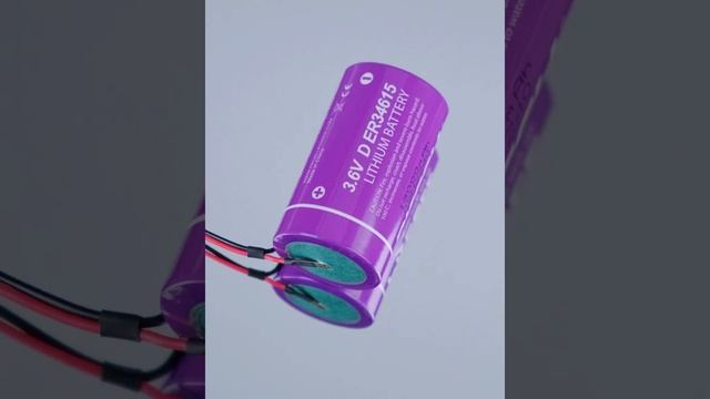 Видеообзор батарейки для тепловычислителей ER34615 19000mAh 3,6V провод