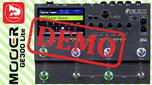 Гитарный процессор MOOER GE300 Lite - демонстрация звучания