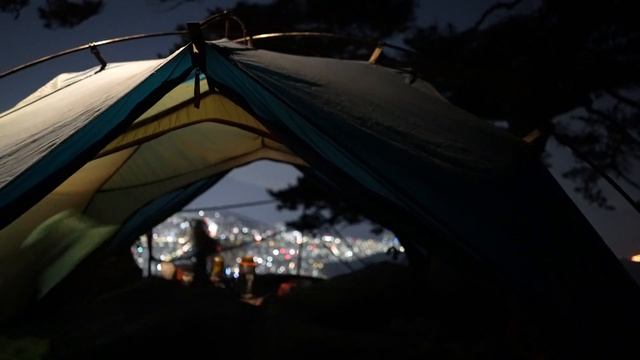 도시의 야경을 바라보며 하룻밤 / 서울 최고의 야경을 볼 수 있는 산에서의 백패킹 (불암산 야간 산행, 퇴근박, 출근박)