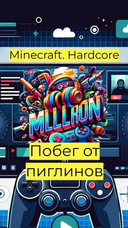 Minecraft - Hardcore Побег от пиглинов