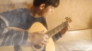 На часах ноль - ноль. фингерстайл.