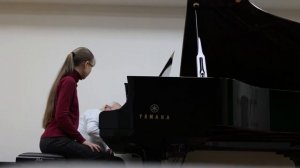 Мастер-класс профессора Осипенко С.И. с ученицей 8 класса МГДМШ им. С.С.Прокофьева Варварой Паршиной