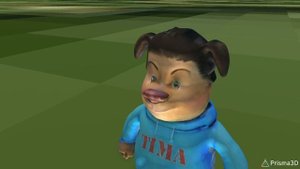 Моя первая анимация про Тимоху из Барбоскиных.