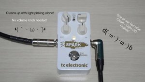 TC Electronic Spark Booster - pedal demo with 50's Strat and Orange amp