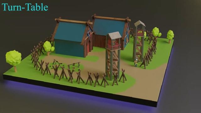 Viking Village Diorama смотреть онлайн