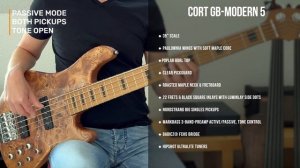 Cort GB Modern 5 - Обзор звука без разговоров