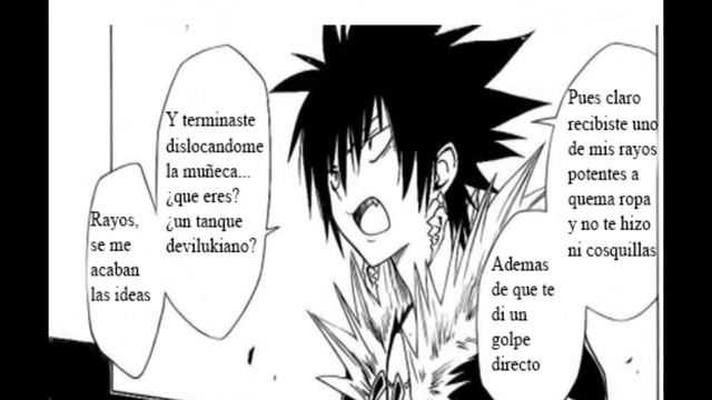 Accelerator vs Gid Deviluke Mini Fanfic Manga