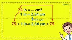 75 Inches to CM - Super Easy !