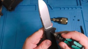Нож Kizer Brat /Интеграл G10/Разборка