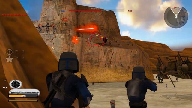 Star Wars Battlefront 2 Classic: Arvala-7: Compound with Bow to Mandalore MOD - Death Watch side смотреть онлайн