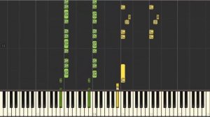 Level 1 (The Seven Seas) - Geometry Dash Meltdown [Piano Tutorial] (Synthesia) HD Cover