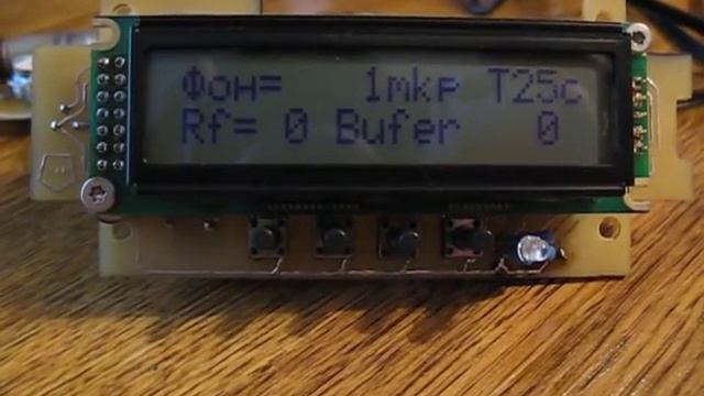 Микроконтроллерный дозиметр GAMMA1 на Atmega8. Avi