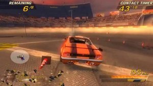 FlatOut 2 - Gameplay | Single Derby, Derby Bowl 1 | car: street class, Speedevil