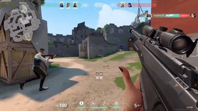 Clean Valorant ACE with REYNA using OPERATOR!!! смотреть онлайн