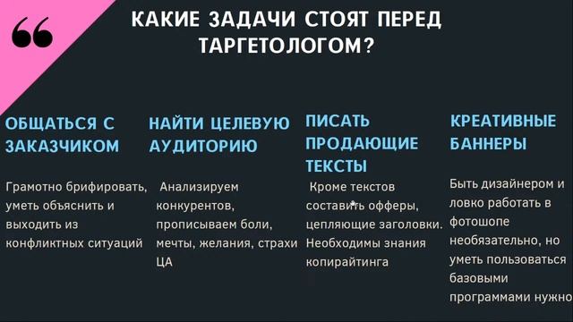 Вебинар: Освой, профессию таргетолог с нуля