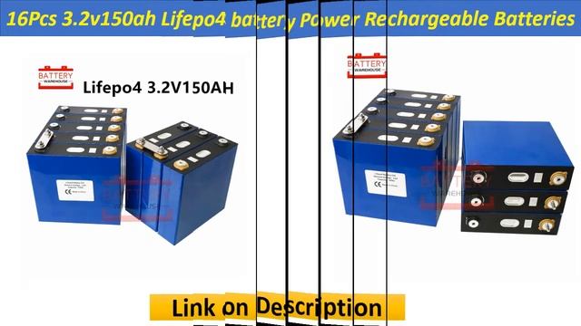 TOP 5 Best Lithium Iron Phosphate LiFePO4 Battery In 2020  16 Pcs Lifepo4 Batteries for Solar