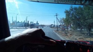 Дальнобой по России  Калмыкия чуть не переехал корову #automobile #russia #kz #daf #scania #volvo