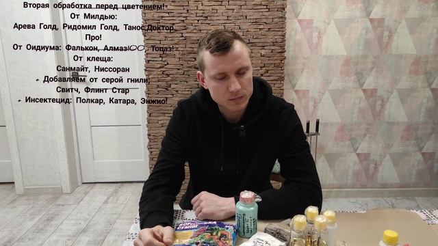 Схема обработки виноградника от болезней 2024🍇 смотреть онлайн