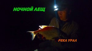 Фидерная ловля на реке Урал. Ночной лещ.