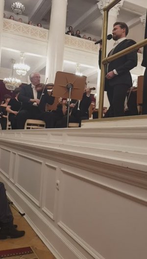 "Журавли". Пётр Захаров, хор, оркестр. Видео канала "Мой Петербург".