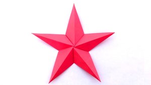 Как сделать звезду из бумаги своими руками на 9 мая