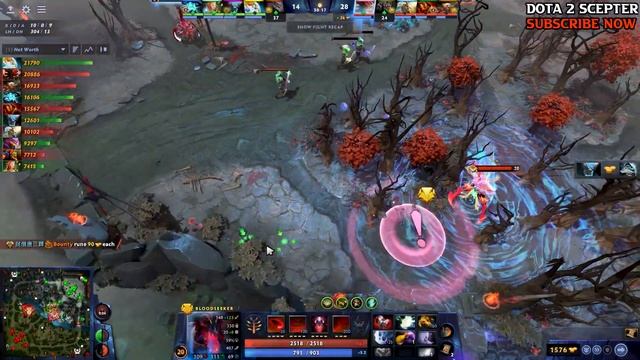 ULTRA SONIC SPEED HARD CARRY Bloodseeker Aghs Scepter + Mjollnir 100% Hard Counter 3x Enemies DotA смотреть онлайн