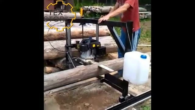 Шинная пилорама 200 см3. Видео от покупателя.