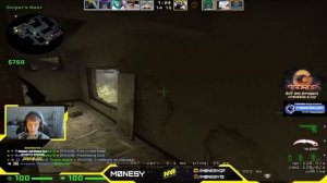 M0NESY ДЕМОНСТРИРУЕТ ШИКАРНУЮ ИГРУ С AWP НА ПРЕМКЕ (CS:GO)