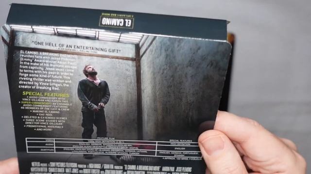 El Camino A Breaking Bad Movie Limited Edition Steelbook Blu-Ray Unboxing смотреть онлайн