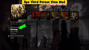 Left 4 Dead 2 How to install 3ps Third Person View Mod and fix shotgun sound mod | Left 4 Cat #l4d