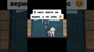 Трогательный мультфильм "О собаке поводыре"