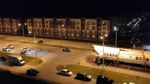 Речной теплоход "Метеор-216" проплывает по улице города!