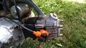 Работа двигателя 139 FMb, 72сс