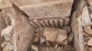 Amazing Quarry Primary Rock Crushing Rock Crusher Satisfying Stone Crushing Jaw Crusher in Action