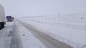 Трасса М5 ДПС регулируют движение на Уфу ДТП метёт снег 03.02.2022