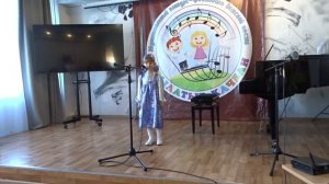 "Росиночка-Россия", исполняет Варвара Кутергина, Диплом I Степени