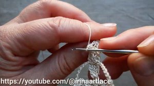 БЕЗОТРЫВНОЕ вязание маленьких квадратов крючком.