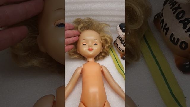Кукла СССР 43 см. Ленигрушка , клеймо " Мишка "