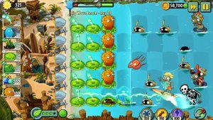 Plants vs Zombies 2 Big Wave Beach day 29 / Растения против Зомби 2 Пляж Большой Волны день 29