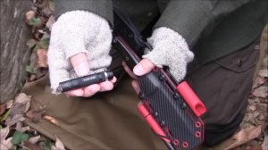 Bark River Gunny Hunter with a Red Rhino Customs Kydex Sheath