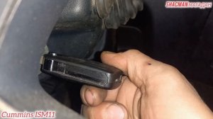 ШАКМАН Х3000 на Cummins ISM11: врезка отечественного манометра давления масла.