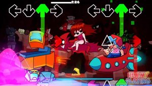 STRIKER - FNF 1 HOUR SONG Perfect Loop (VS Geometry Dash I Friday Night Dashing I FNF Mods)