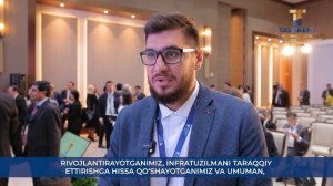 Kevin Khanda, Participant of the Tashkent International Investment Forum