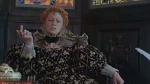 Королева Елизавета подписывает смертный приговор Марии Стюарт